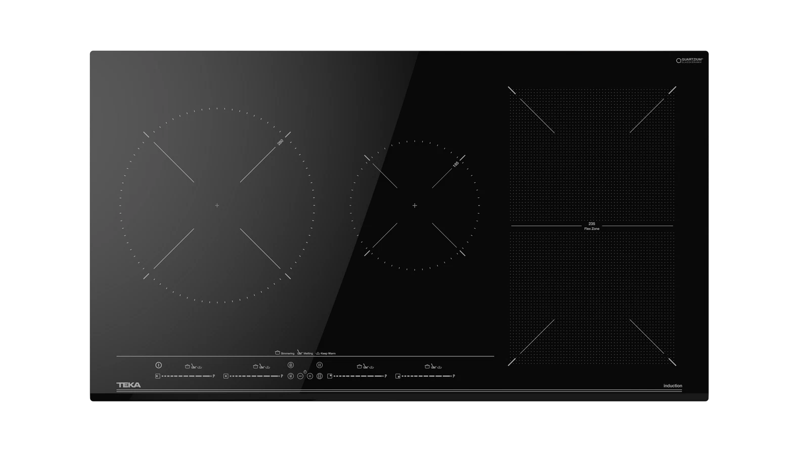Индукционная варочная панель Flex DirectSense 90 см IZF 94300 MSP BLACK
