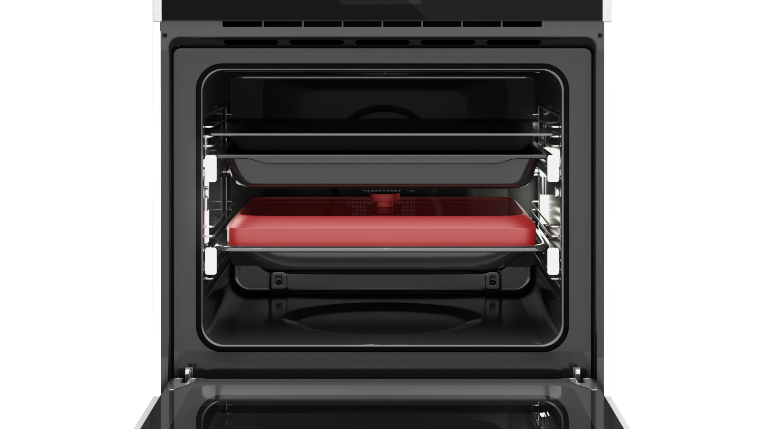 Духовой шкаф электрический Teka Maestro iOVEN BLACK-SS Чёрное Стекло