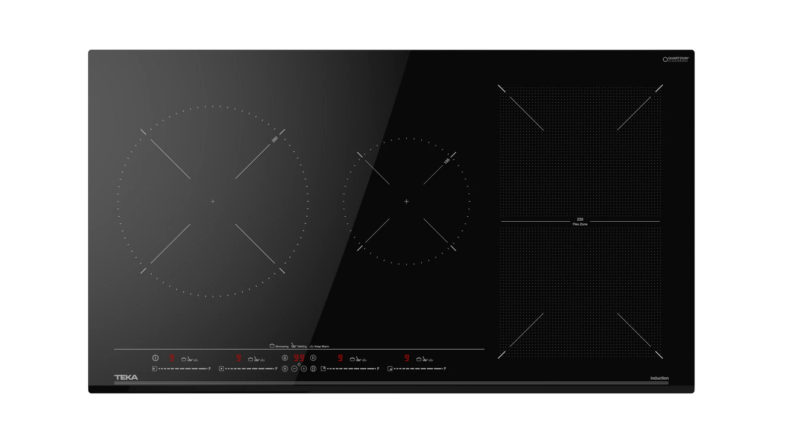 Индукционная варочная панель Flex DirectSense 90 см IZF 94300 MSP BLACK