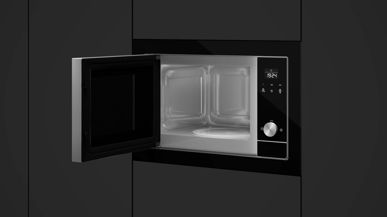 Встраиваемая микроволновая печь Teka Urban ML 8200 BIS NIGHT RIVER BLACK Ночная Река