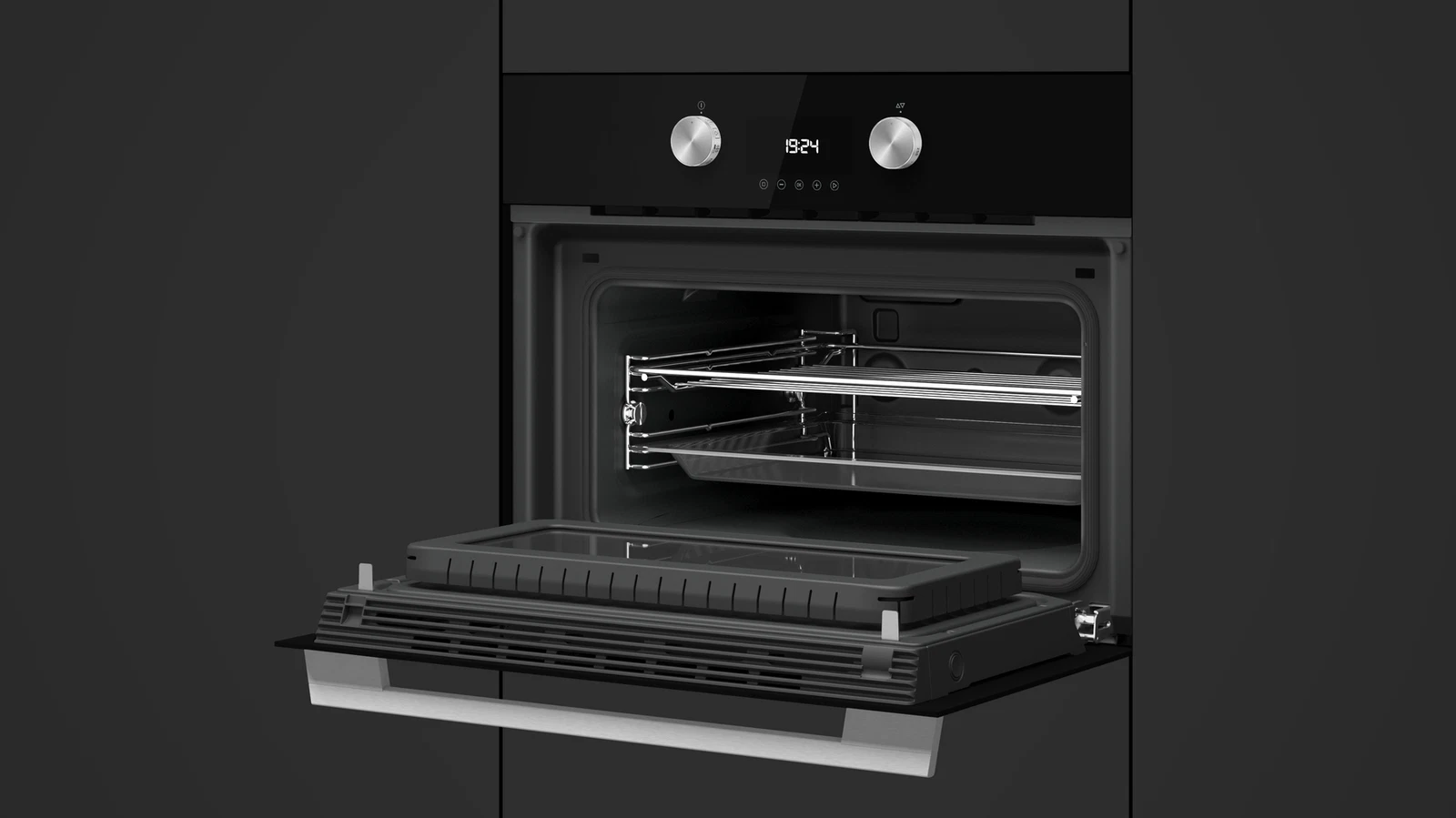 Встраиваемая микроволновая печь Teka Urban MLC 8440 NIGHT RIVER BLACK Ночная Река