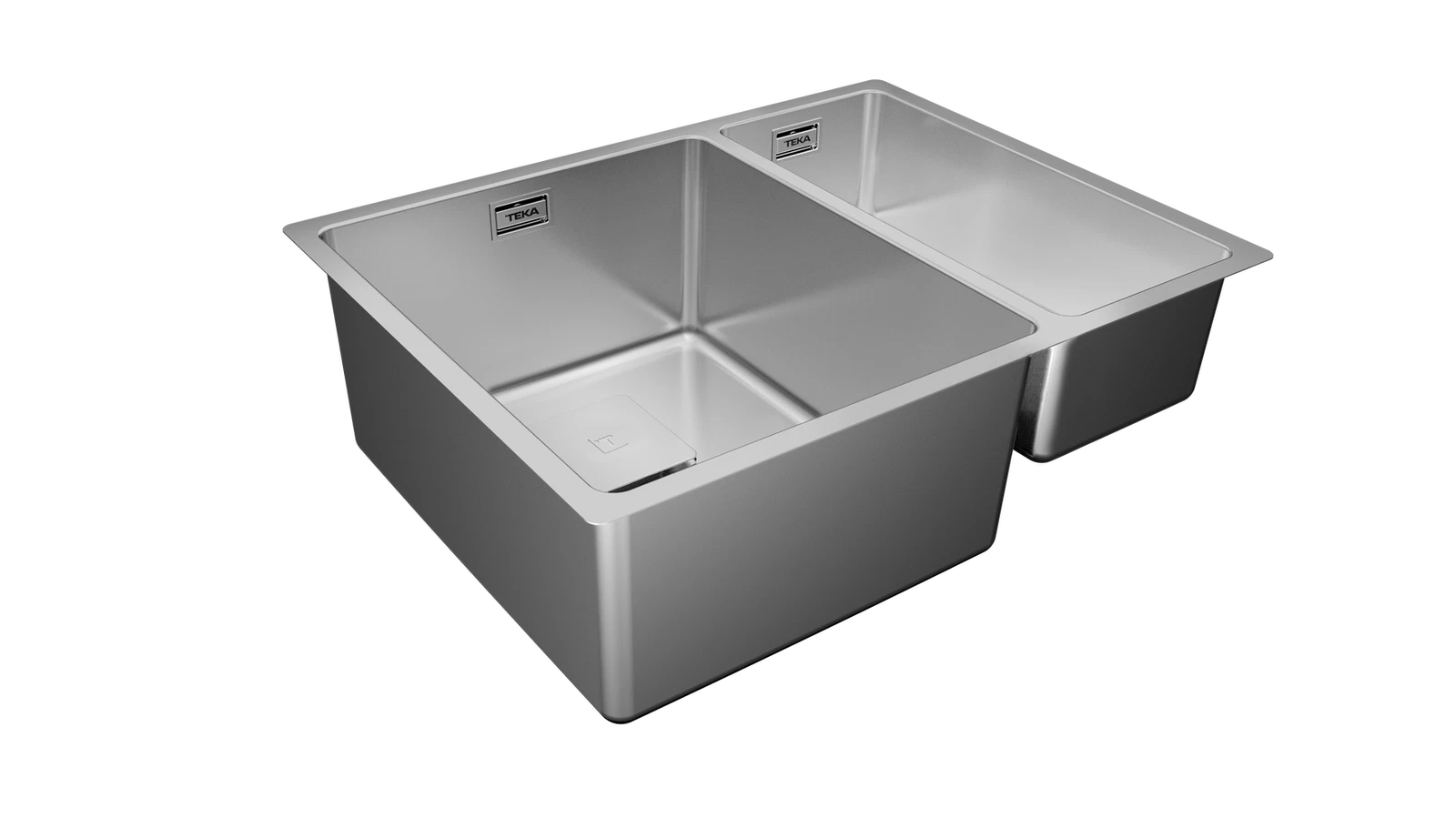 Мойка из нержавеющей стали Teka  FLEXLINEA RS15 2B 580 POLISHED Полированная подстольного монтажа / монтаж заподлицо / монтаж сверху (плоский кант)