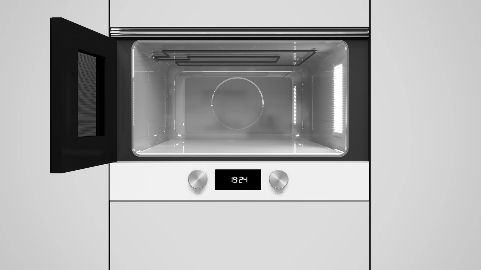 Встраиваемая микроволновая печь Teka Urban ML 8220 BIS L WHITE MARBLE Белое Стекло