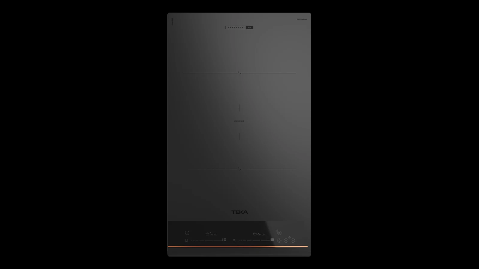 Индукционная варочная панель Flex DirectSense Domino 30 см IBF 32-G1 MST Infinity Matt Black