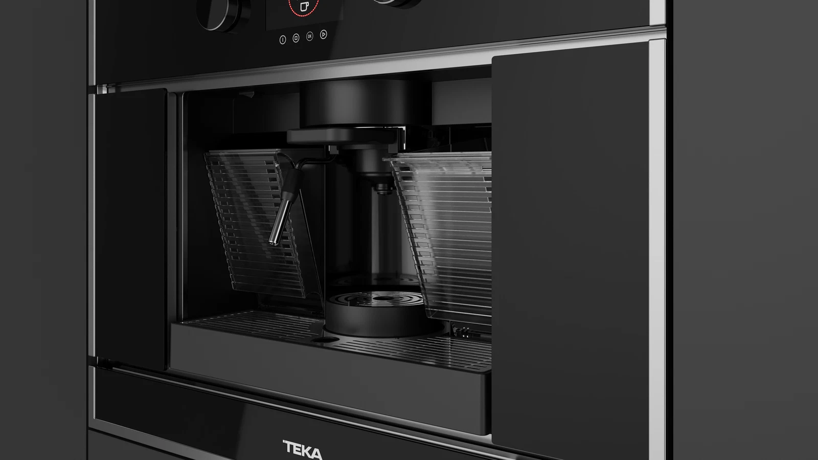 Кофемашина встраиваемая Teka Maestro CLC 835 MC BLACK-SS Чёрное Стекло