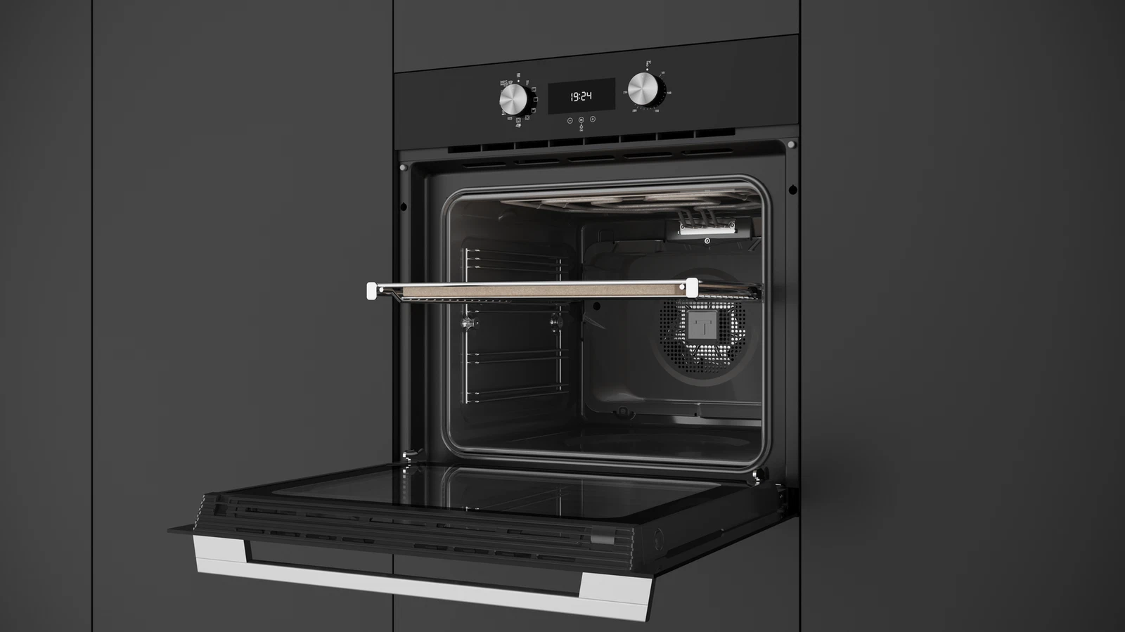 Духовой шкаф электрический Teka Urban MAESTROPIZZA HLB 8510P NIGHT RIVER BLACK Ночная Река