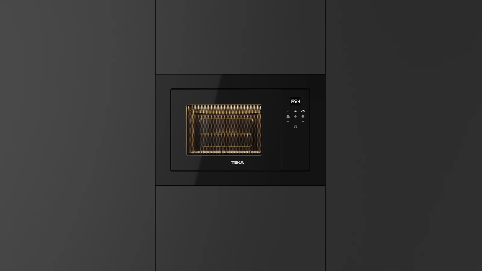 Встраиваемая микроволновая печь Teka Urban ML 8210 BIS NIGHT RIVER BLACK Ночная Река