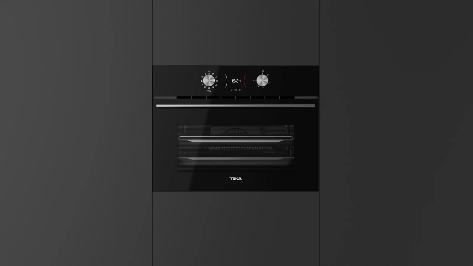Компактный духовой шкаф  Teka Urban AIRFRY HLC 8406 NIGHT RIVER BLACK Ночная Река