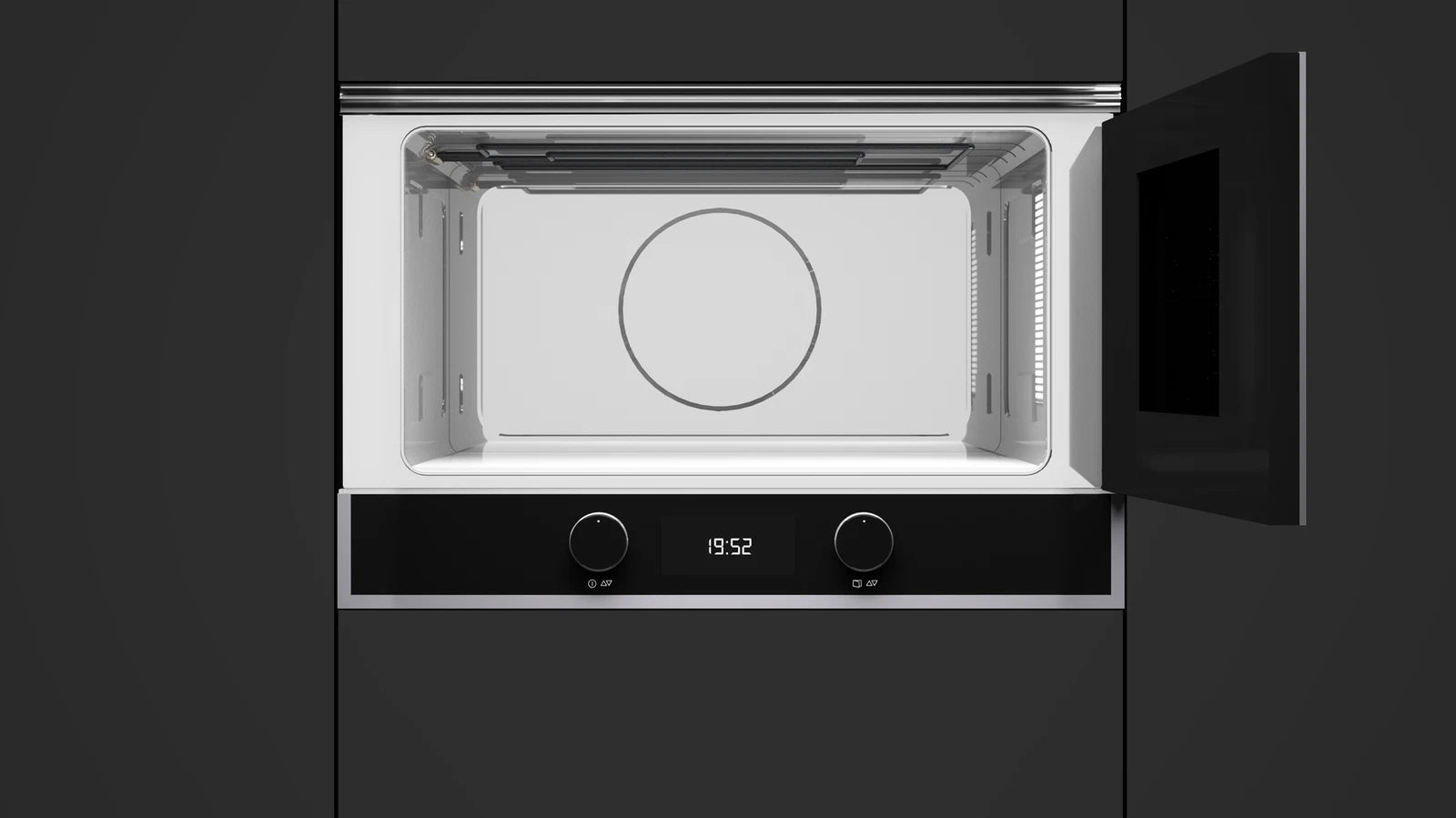 Встраиваемая микроволновая печь Teka Maestro ML 822 BIS R BLACK-SS Чёрное Стекло