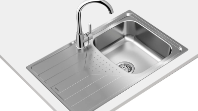 Мойка из нержавеющей стали врезная Teka  UNIVERSE 45 T-XN 1B 1D MATT Матовая