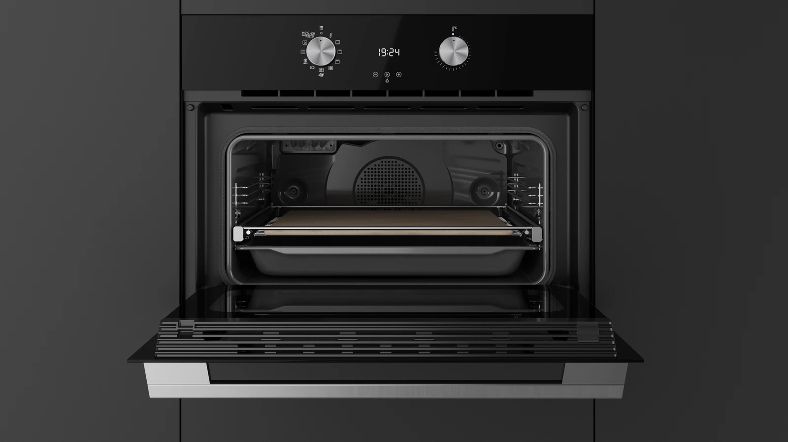 Компактный духовой шкаф  Teka Urban MAESTROPIZZA HLC 8510P NIGHT RIVER BLACK Ночная Река