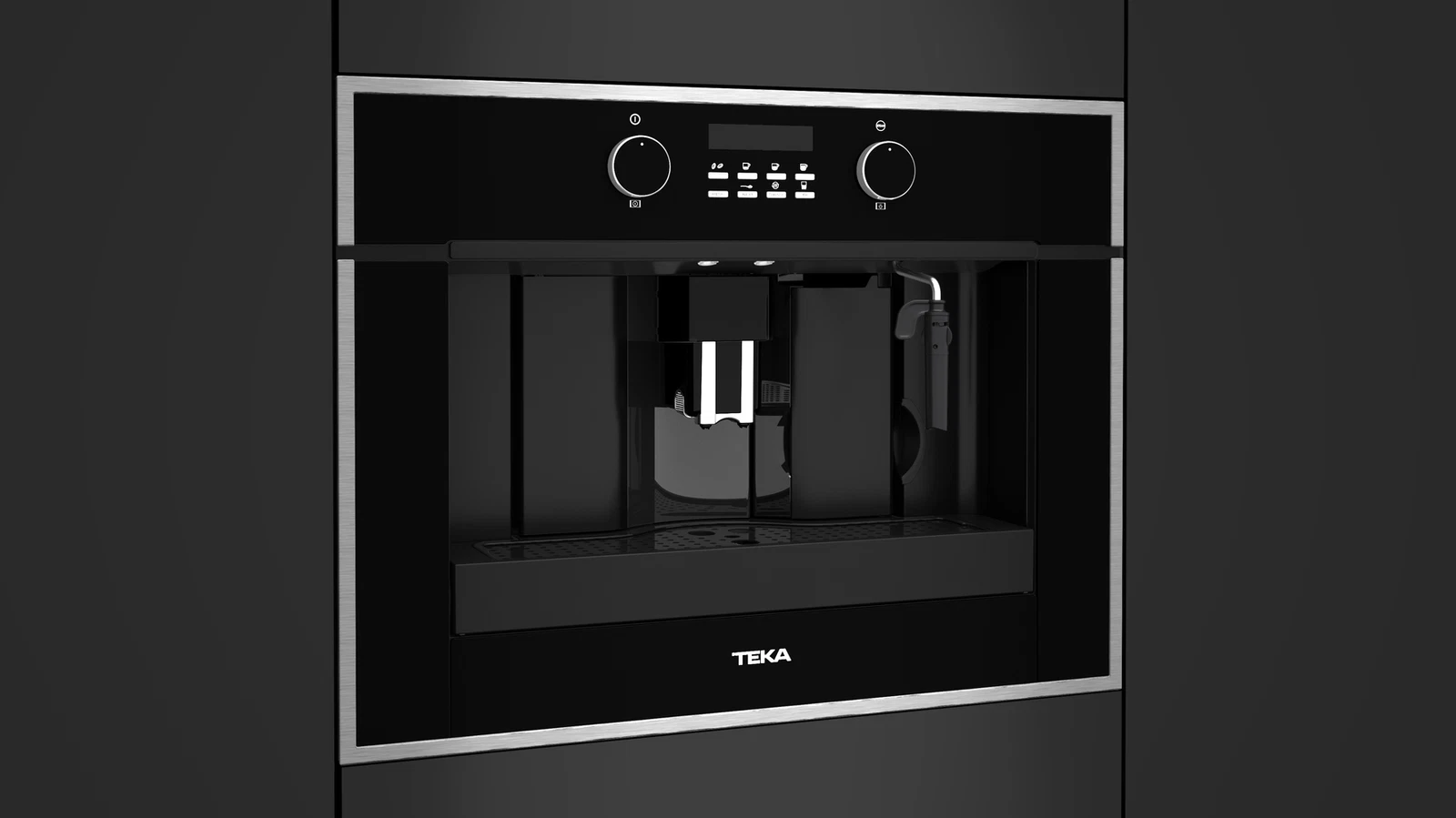 Кофемашина встраиваемая Teka Maestro CLC 855 GM BLACK-SS Чёрное Стекло