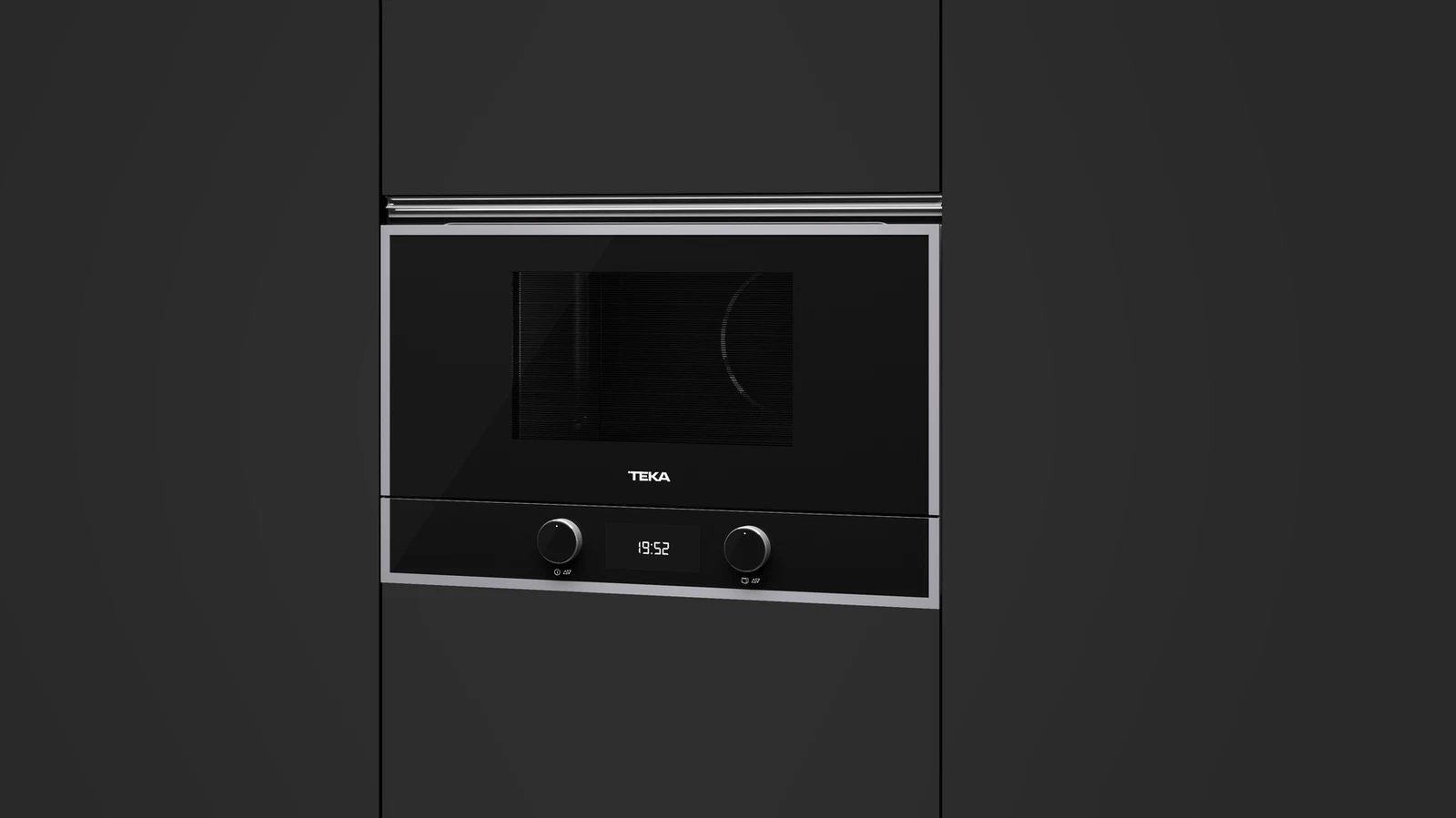 Встраиваемая микроволновая печь Teka Maestro ML 822 BIS L BLACK-SS Чёрное Стекло