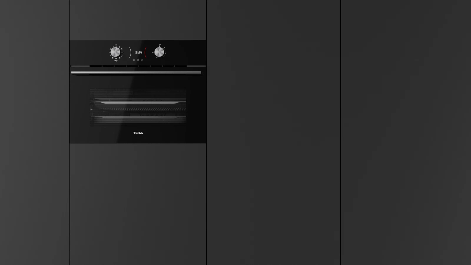 Компактный духовой шкаф  Teka Urban AIRFRY HLC 8406 NIGHT RIVER BLACK Ночная Река