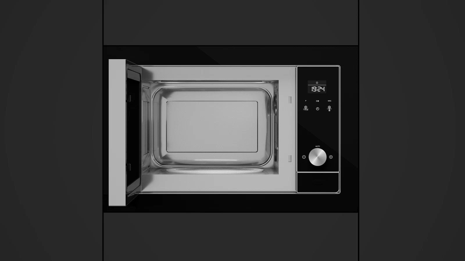 Встраиваемая микроволновая печь Teka Urban ML 8200 BIS NIGHT RIVER BLACK Ночная Река