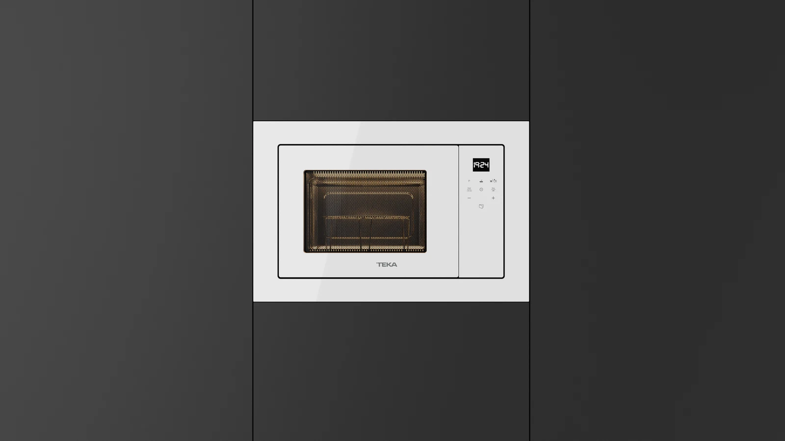 Встраиваемая микроволновая печь Teka Urban ML 8210 BIS WHITE MARBLE Белое Стекло