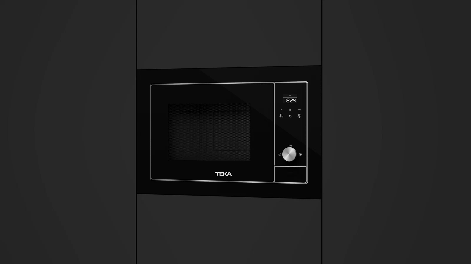 Встраиваемая микроволновая печь Teka Urban ML 8200 BIS NIGHT RIVER BLACK Ночная Река