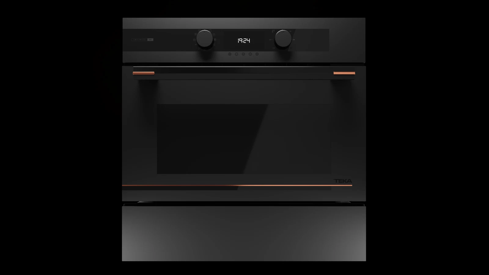 Компактный духовой шкаф  Teka Infinity HLC 84-G1 C MATT BLACK Матовый Чёрный
