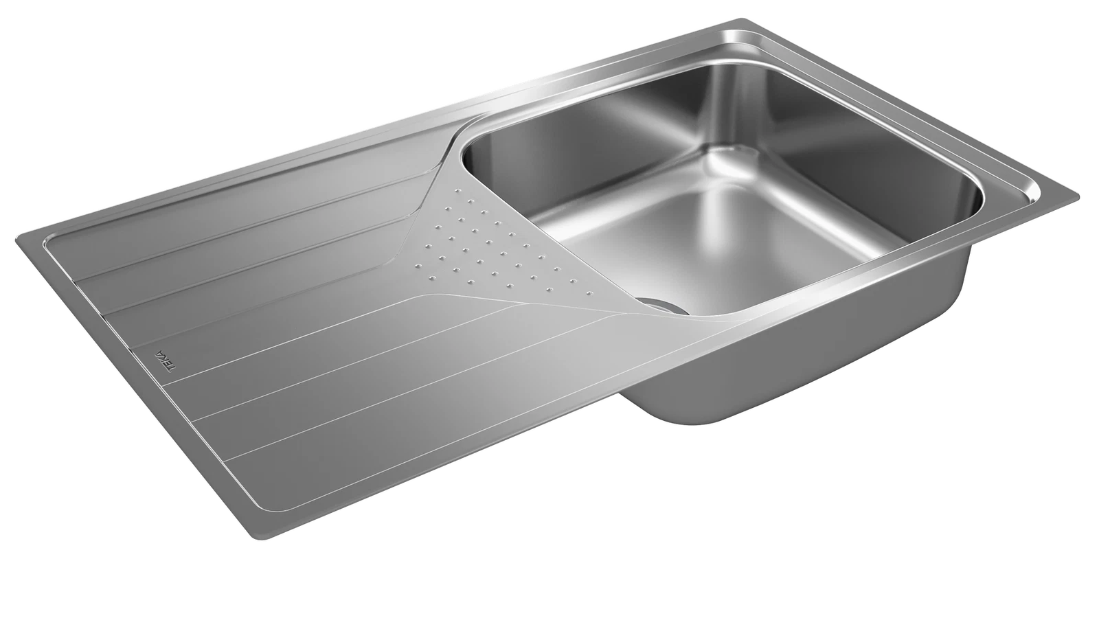 Мойка из нержавеющей стали врезная Teka  UNIVERSE 50 T-XP 1B 1D PLUS POLISHED Полированная