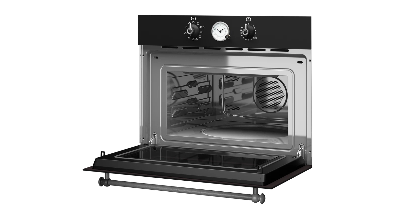 Встраиваемая микроволновая печь Teka Country MWR 32 BIA ANTHRACITE-OS Антрацитовая Эмаль/Состаренное Серебро