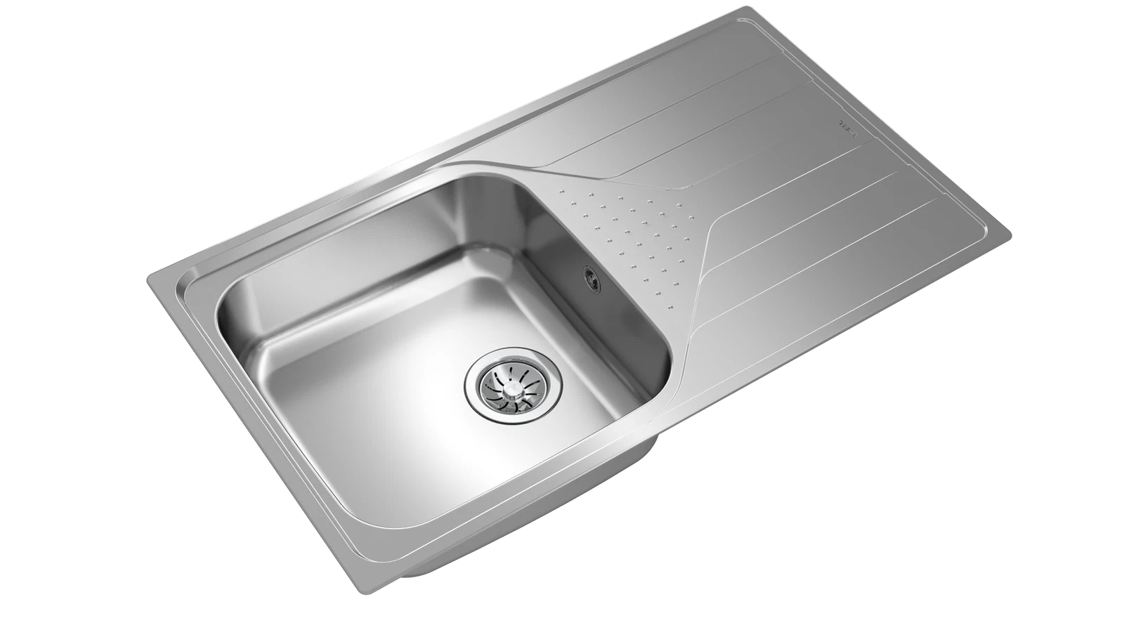Мойка из нержавеющей стали врезная Teka  UNIVERSE 50 T-XP 1B 1D PLUS POLISHED Полированная
