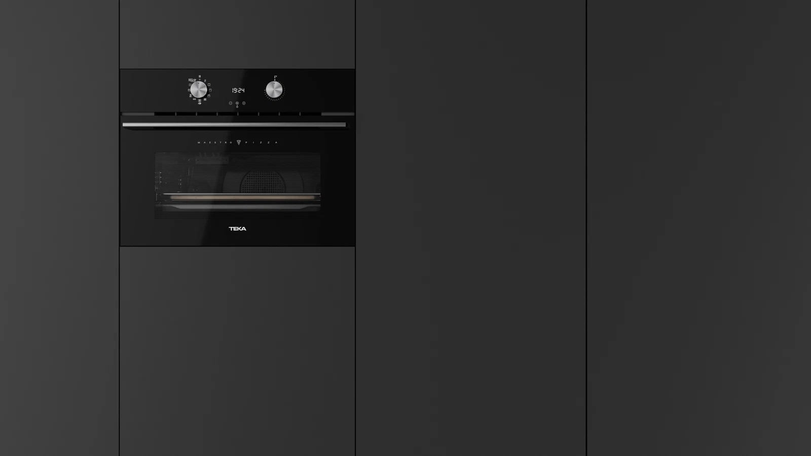 Компактный духовой шкаф  Teka Urban MAESTROPIZZA HLC 8510P NIGHT RIVER BLACK Ночная Река