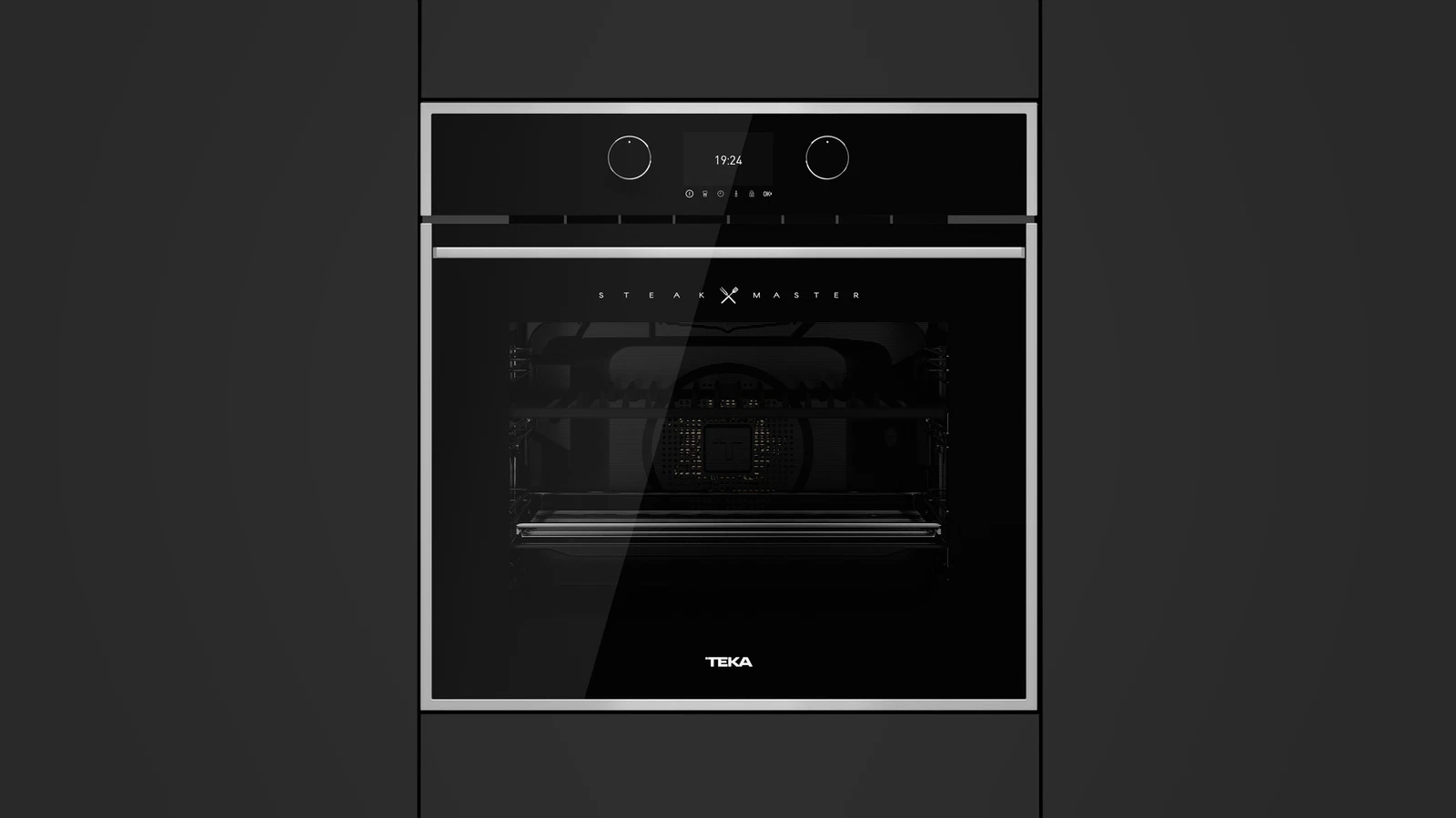 Духовой шкаф электрический Teka Maestro STEAKMASTER BLACK-SS Чёрное Стекло