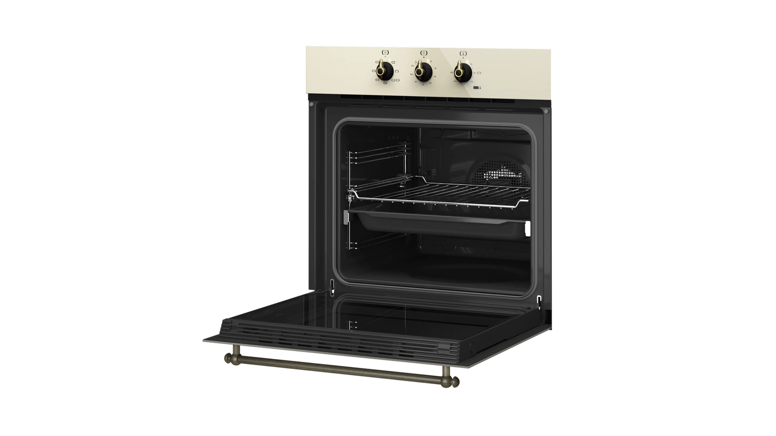 Духовой шкаф электрический Teka Country HRB 6100 VANILLA-OB Ванильная Эмаль/Состаренная Бронза