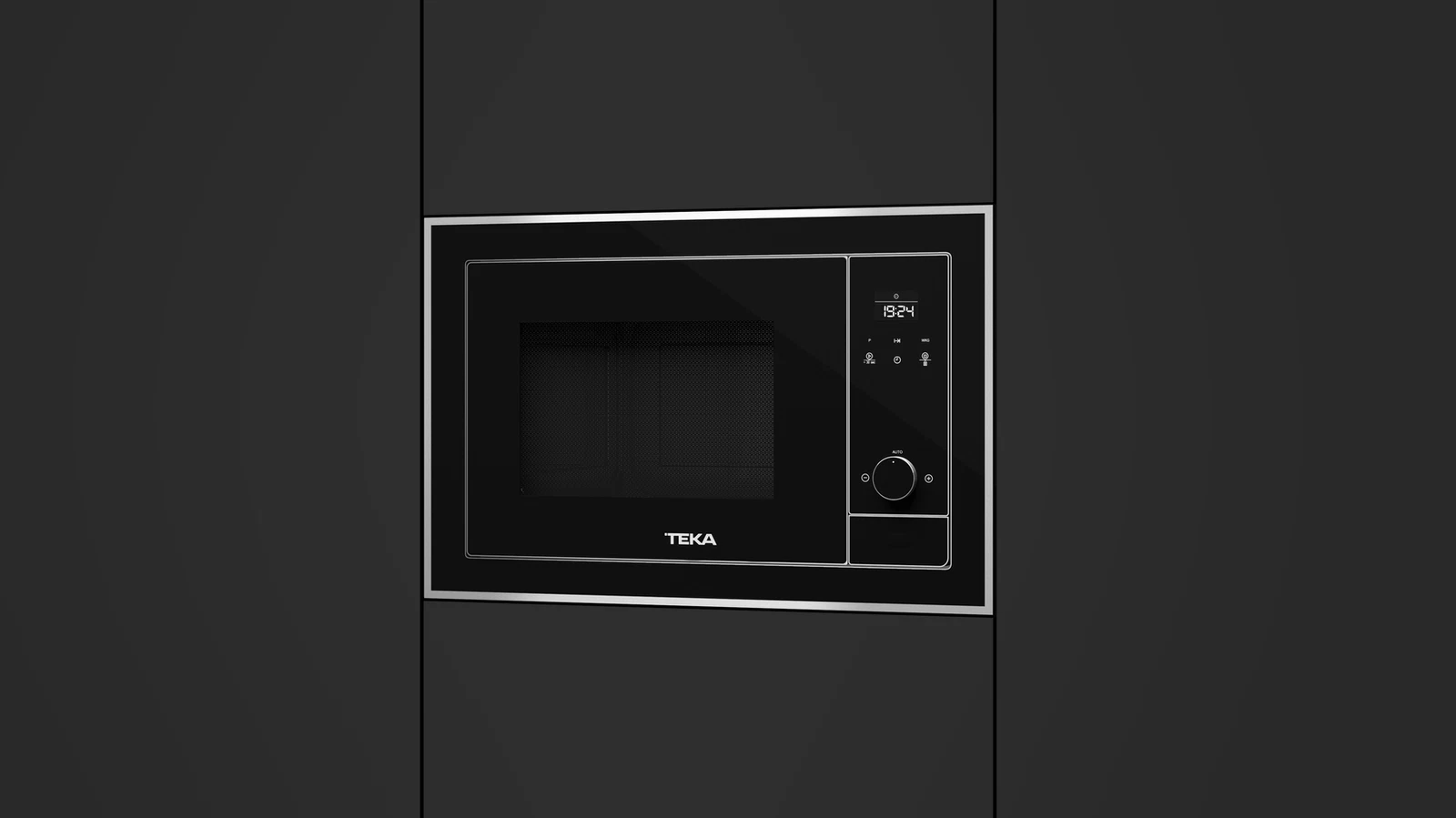 Встраиваемая микроволновая печь Teka Maestro ML 820 BIS BLACK-SS Чёрное Стекло