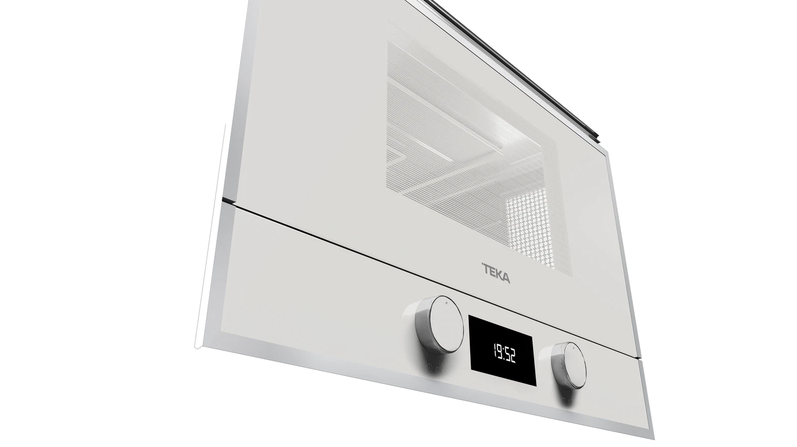 Встраиваемая микроволновая печь Teka Maestro ML 822 BIS L WHITE-SS Белое Стекло