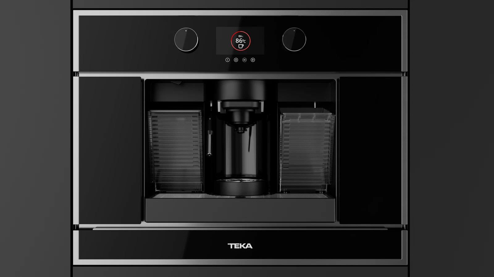 Кофемашина встраиваемая Teka Maestro CLC 835 MC BLACK-SS Чёрное Стекло
