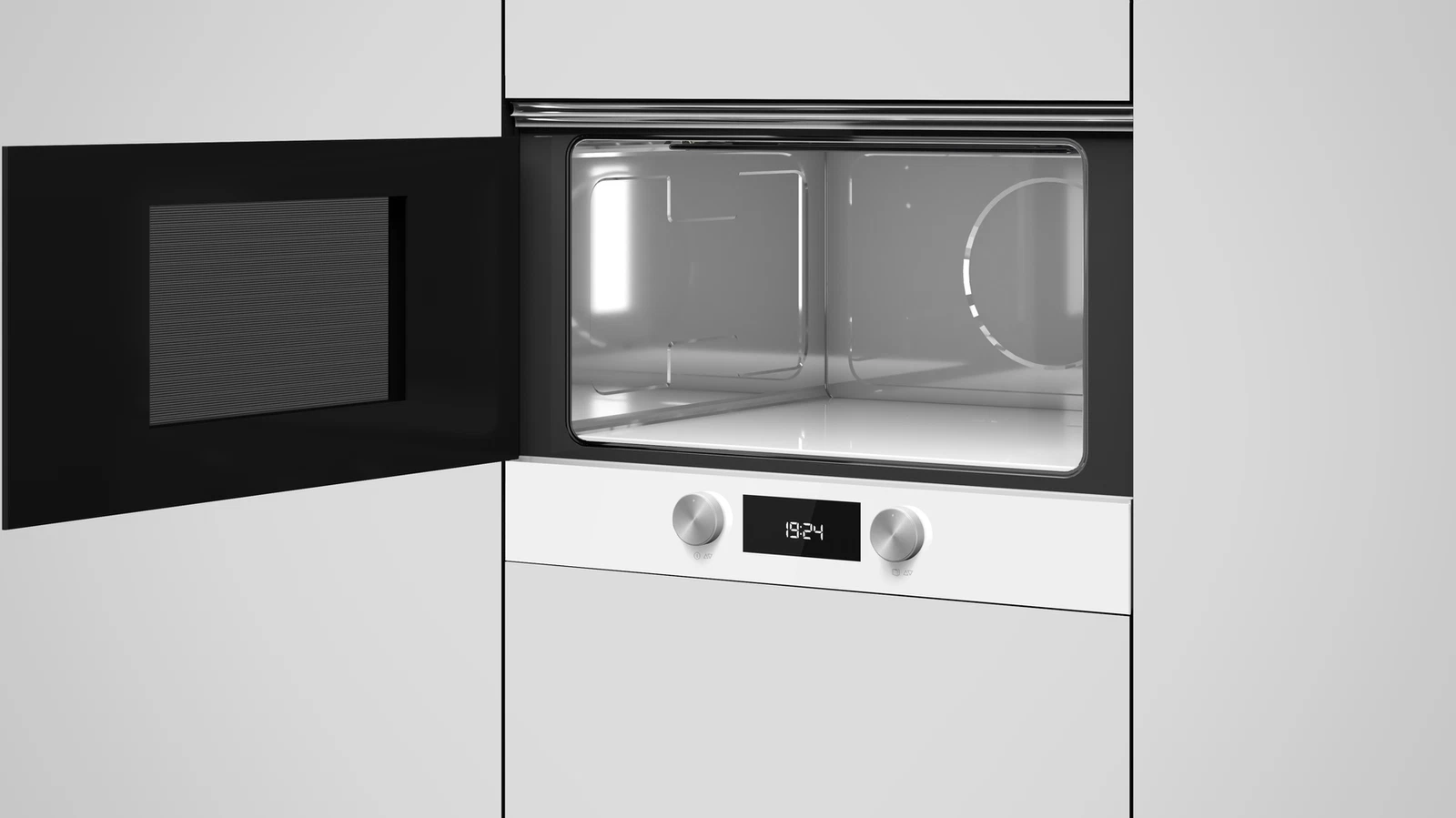 Встраиваемая микроволновая печь Teka Urban ML 8220 BIS L WHITE MARBLE Белое Стекло