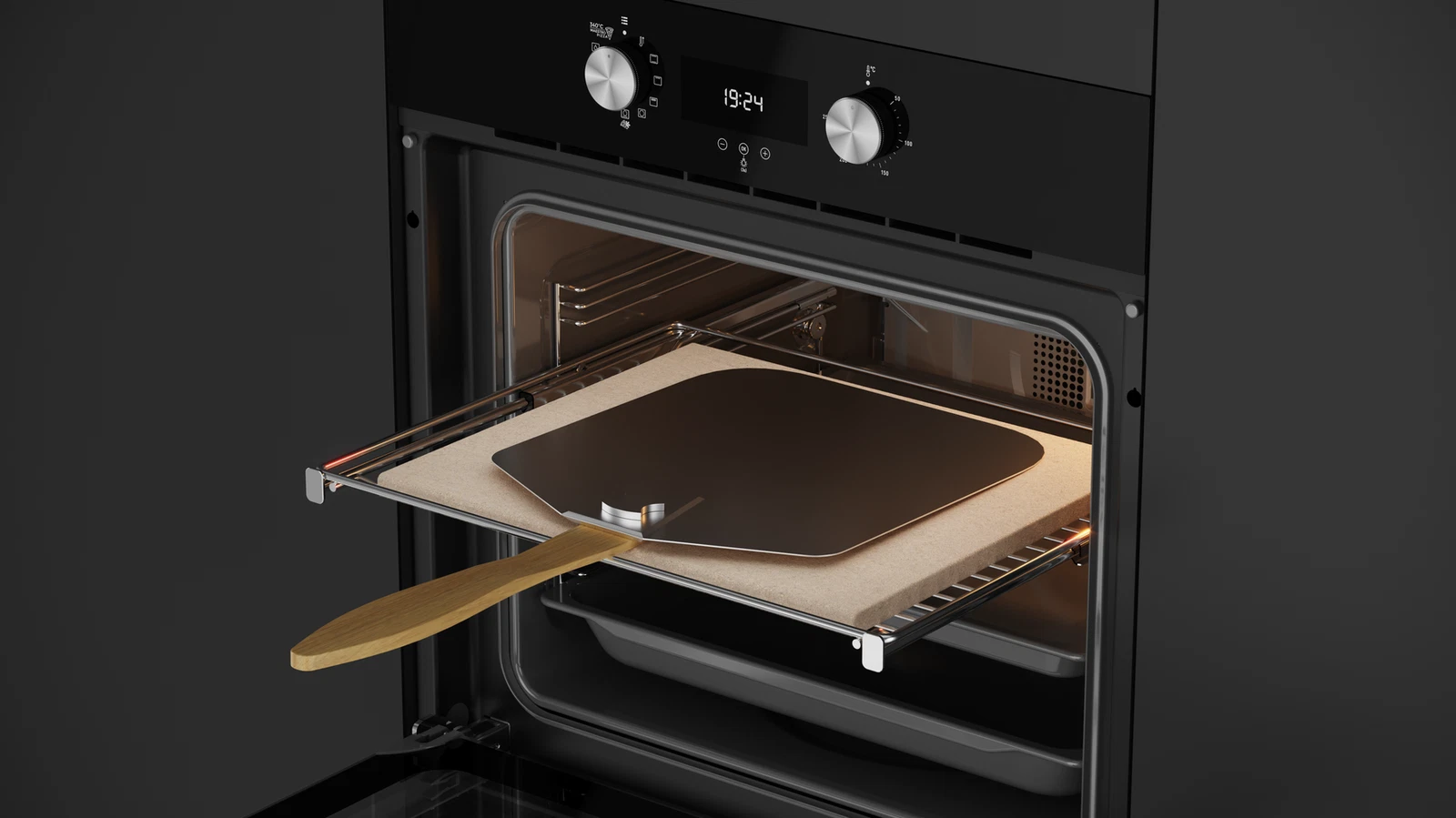 Духовой шкаф электрический Teka Urban MAESTROPIZZA HLB 8510P NIGHT RIVER BLACK Ночная Река