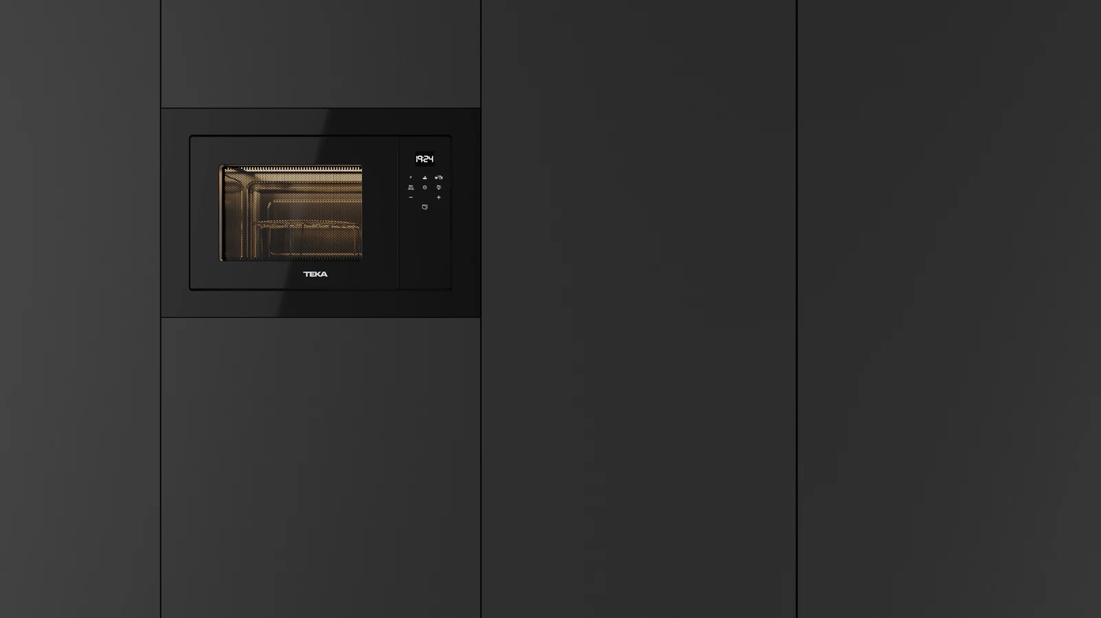 Встраиваемая микроволновая печь Teka Urban ML 8210 BIS NIGHT RIVER BLACK Ночная Река