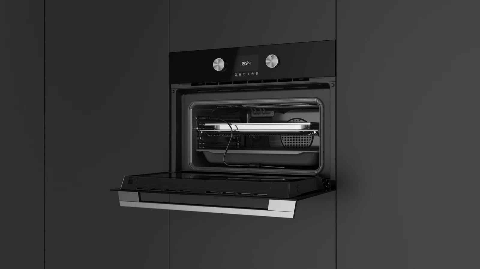 Компактный духовой шкаф  Teka Urban HLC 8470 SC NIGHT RIVER BLACK Ночная Река