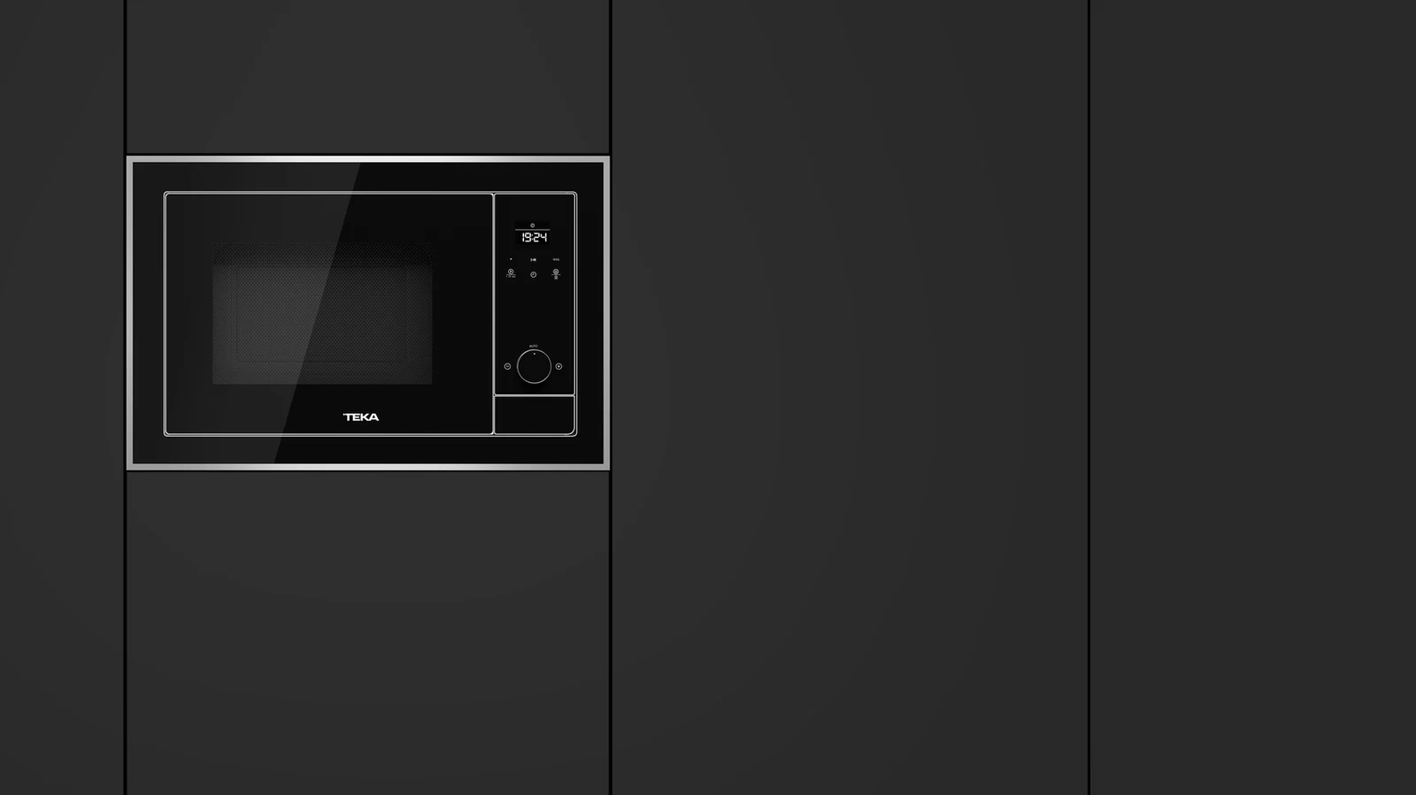 Встраиваемая микроволновая печь Teka Maestro ML 820 BIS BLACK-SS Чёрное Стекло