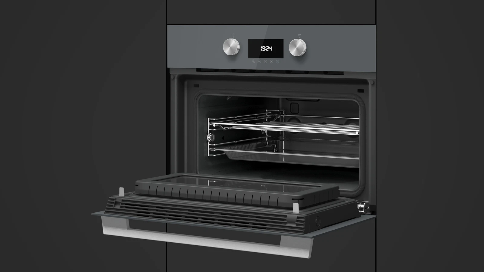 Встраиваемая микроволновая печь Teka Urban MLC 8440 STONE GREY Серый Камень