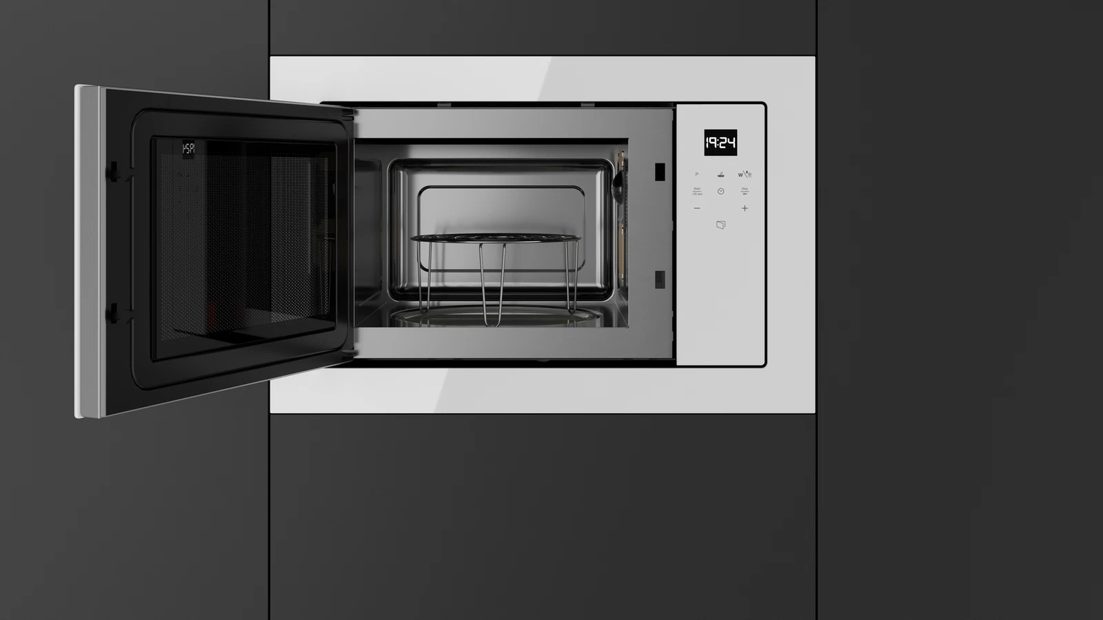 Встраиваемая микроволновая печь Teka Urban ML 8210 BIS WHITE MARBLE Белое Стекло
