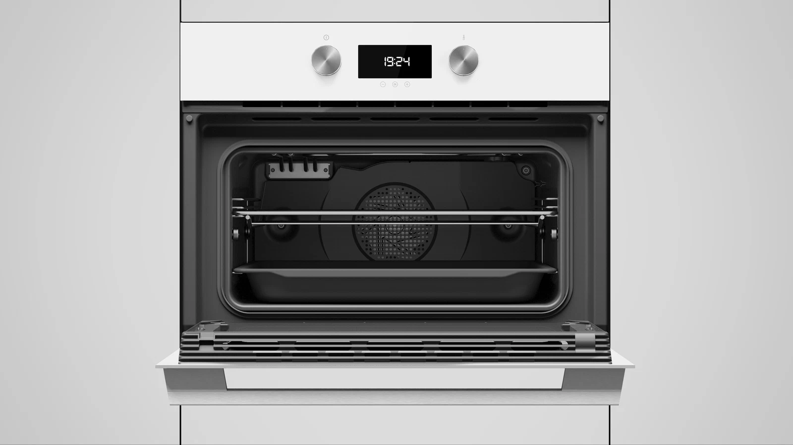 Компактный духовой шкаф  Teka Urban HLC 8400 WHITE MARBLE Белое Стекло