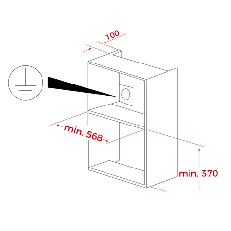 Встраиваемая микроволновая печь Teka Infinity ML 82-G1 BIS L MATT BLACK Матовый Чёрный