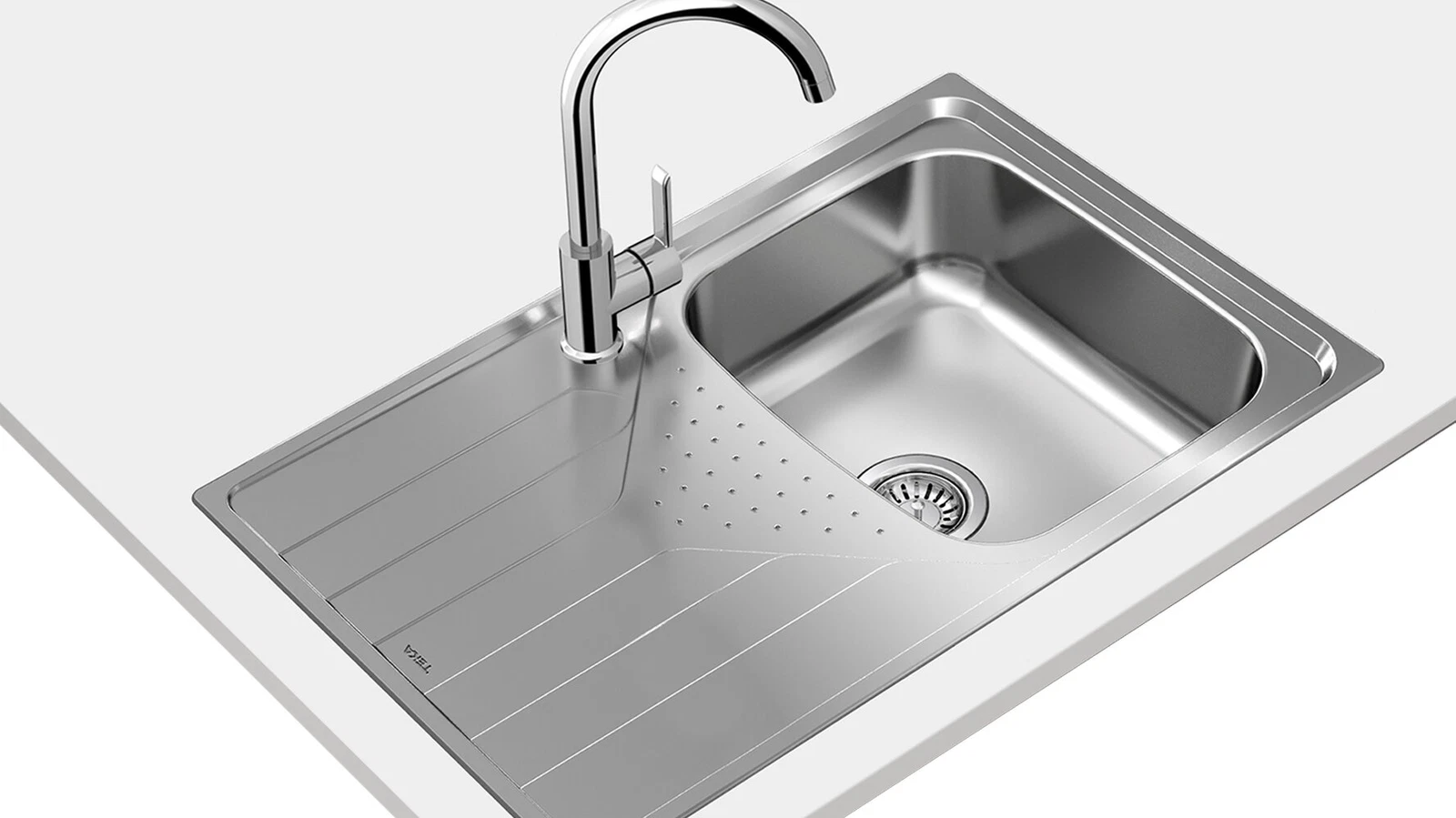 Мойка из нержавеющей стали врезная Teka  UNIVERSE 45 T-XN 1B 1D MATT Матовая