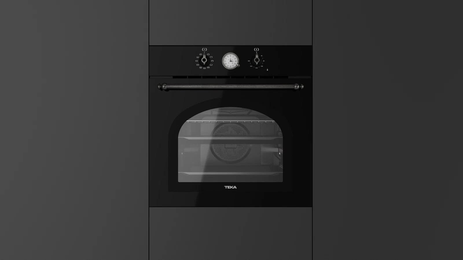 Духовой шкаф электрический Teka Country HRB 6300 ANTHRACITE-OS Антрацитовая Эмаль/Состаренное Серебро