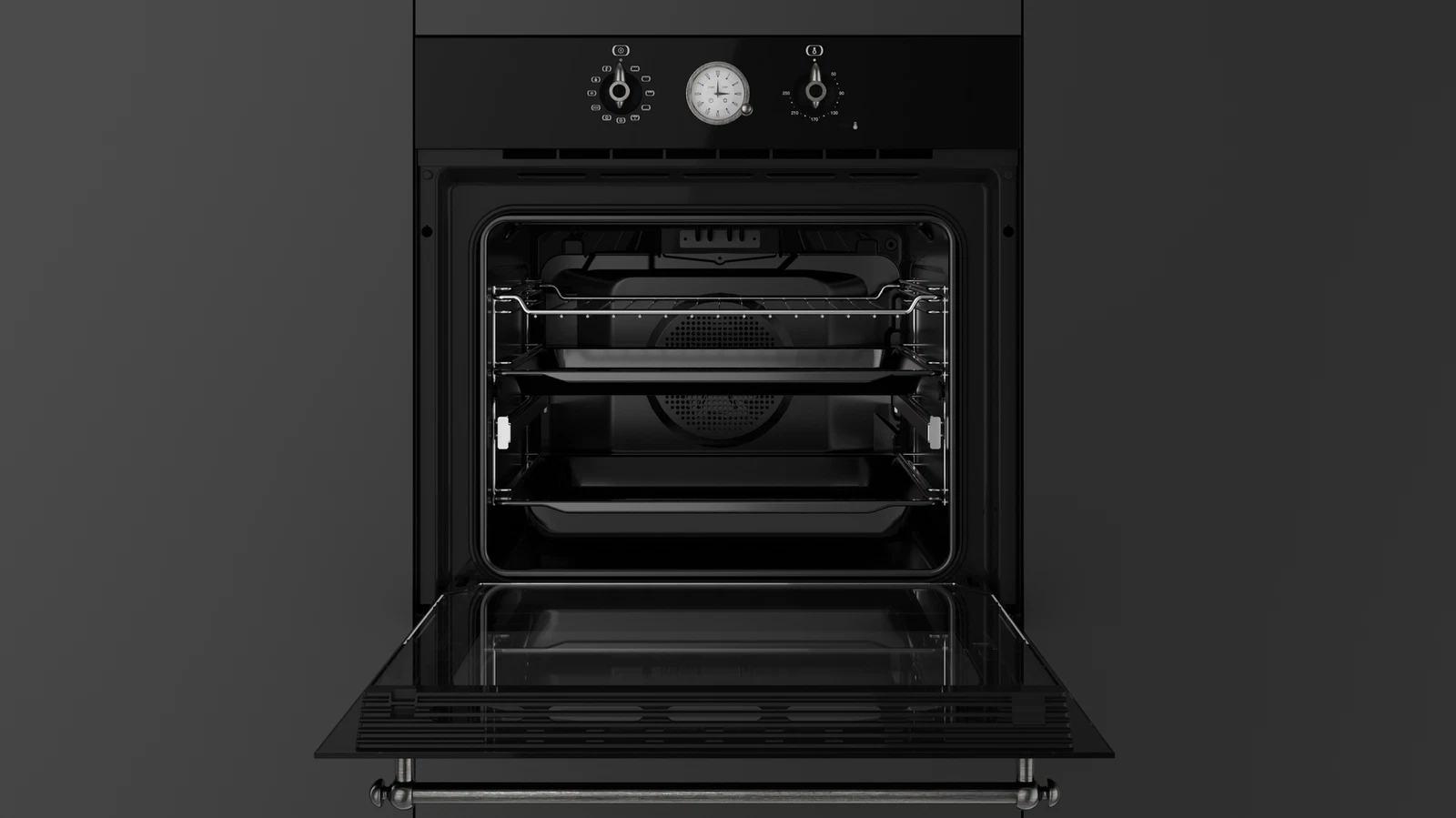 Духовой шкаф электрический Teka Country HRB 6300 ANTHRACITE-OS Антрацитовая Эмаль/Состаренное Серебро