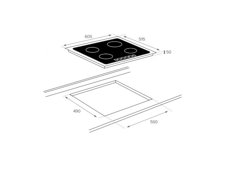 Варочная панель Teka IT 6450 IKNOB