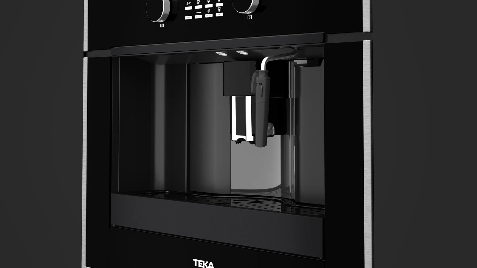 Кофемашина встраиваемая Teka Maestro CLC 855 GM BLACK-SS Чёрное Стекло