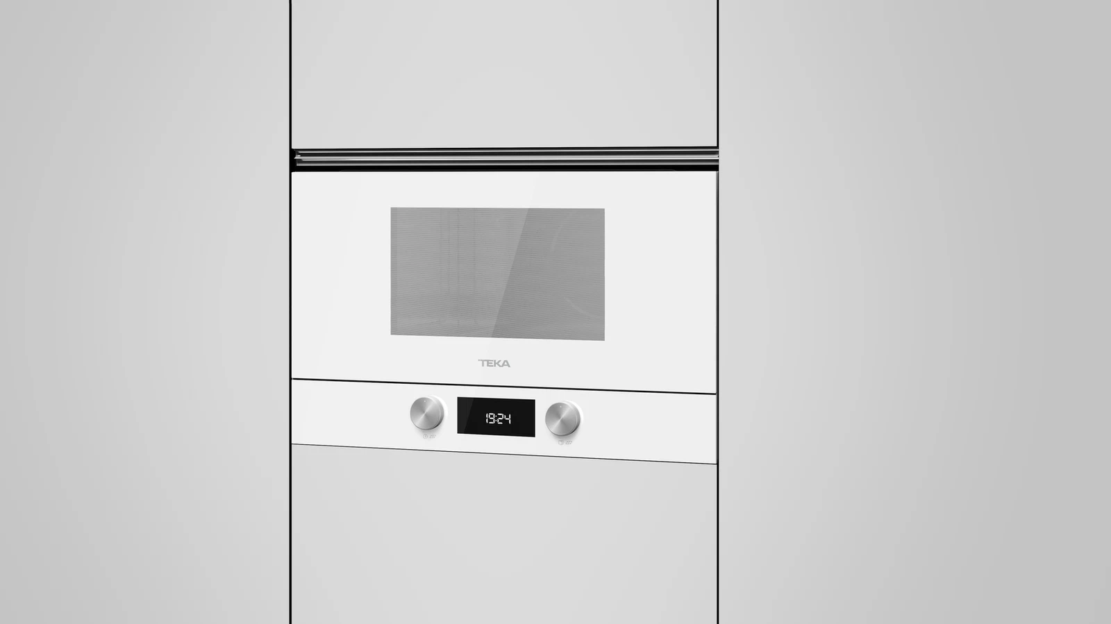 Встраиваемая микроволновая печь Teka Urban ML 8220 BIS L WHITE MARBLE Белое Стекло