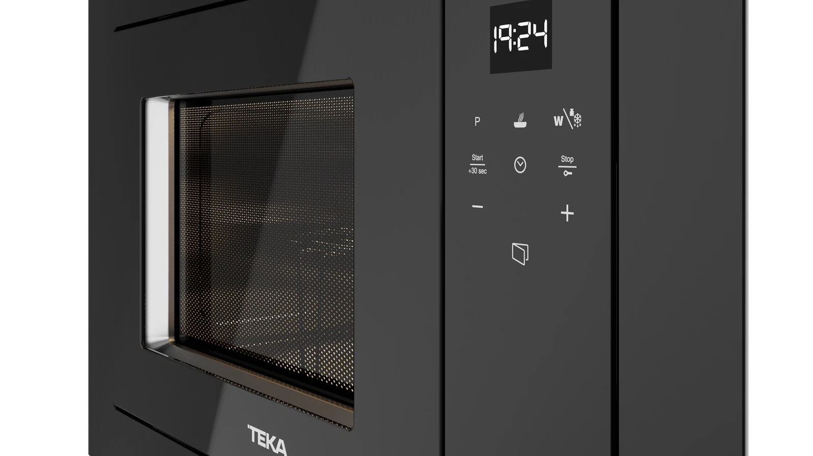 Встраиваемая микроволновая печь Teka Urban ML 8210 BIS NIGHT RIVER BLACK Ночная Река