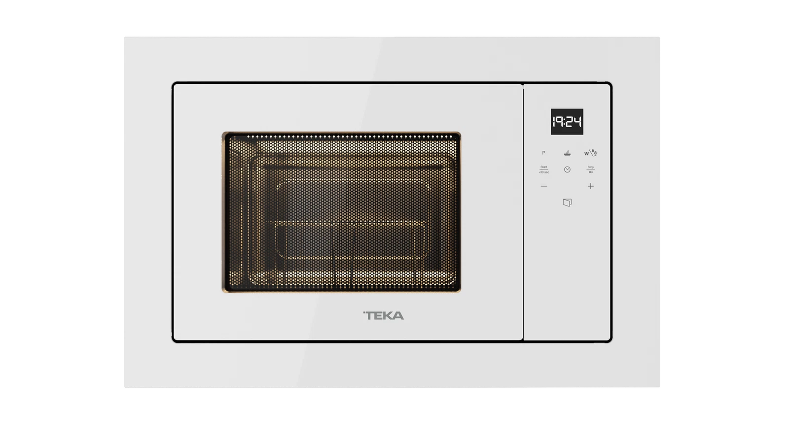 Встраиваемая микроволновая печь Teka Urban ML 8210 BIS WHITE MARBLE Белое Стекло