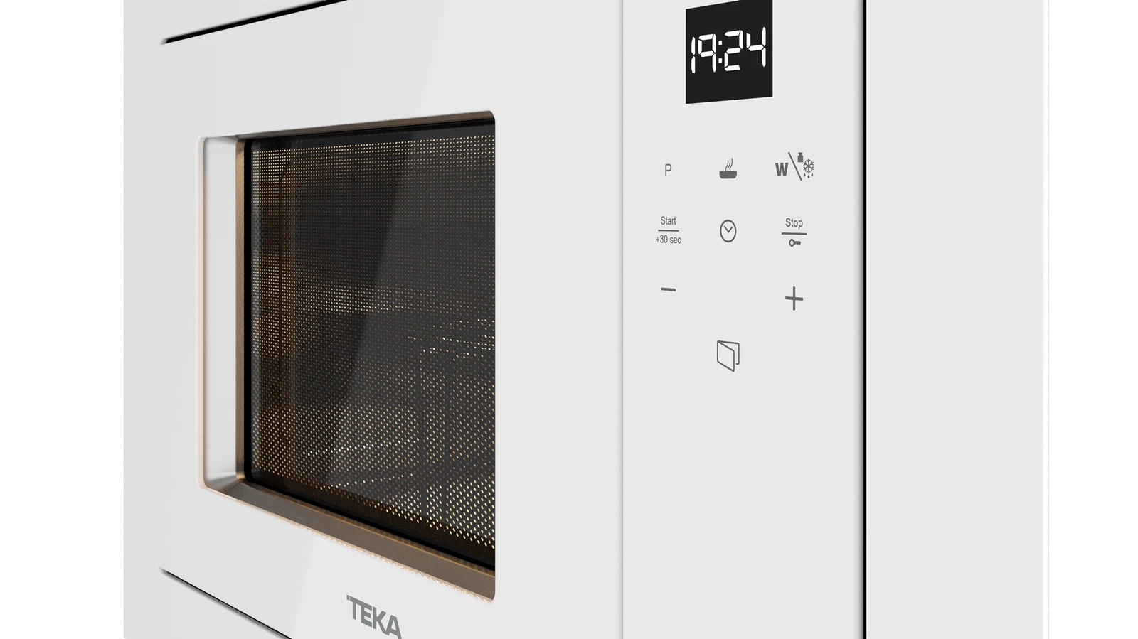 Встраиваемая микроволновая печь Teka Urban ML 8210 BIS WHITE MARBLE Белое Стекло