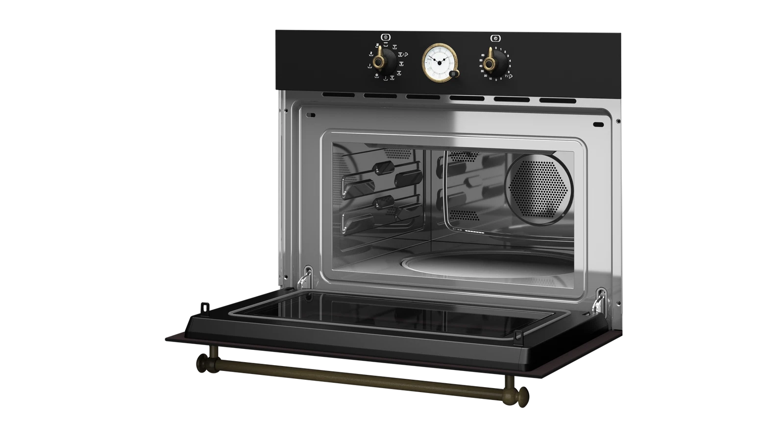 Встраиваемая микроволновая печь Teka Country MWR 32 BIA ANTHRACITE-OB Антрацитовая Эмаль/Состаренная Бронза